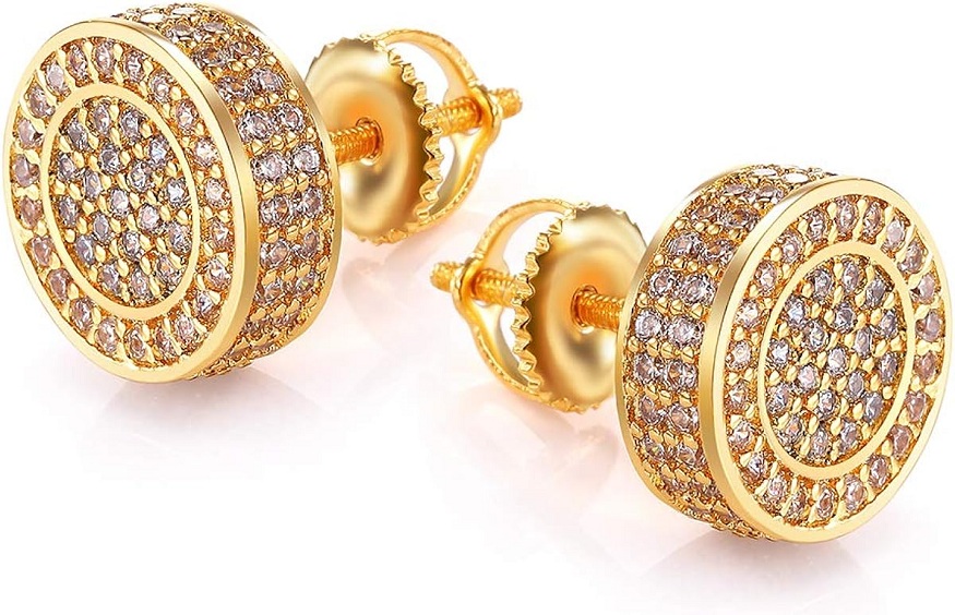 Gold Earrings for Men