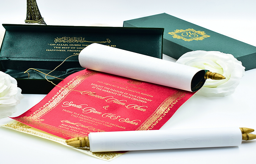 luxury wedding invitation cards